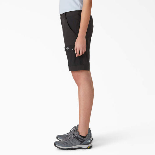 Women's Cooling Slim Fit Cargo Shorts, 10"