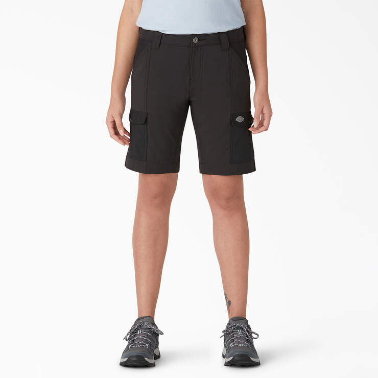 Women's Cooling Slim Fit Cargo Shorts, 10"