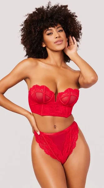 RED BRA set